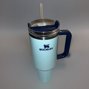 Stanley Stainless Steel H2.0 Flowstate Quencher Tumbler Watercolor Blue 40oz